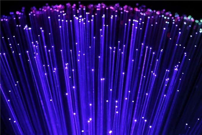 AKEPO PMMA END Glow Fiber Optic 100pcs 9.8ft/3m Ф0.03in(0.75mm) Fiber Strands for LED Star Ceiling Sky Light Kit and Fibre Optical Lighting Decoration (Without Light Source)