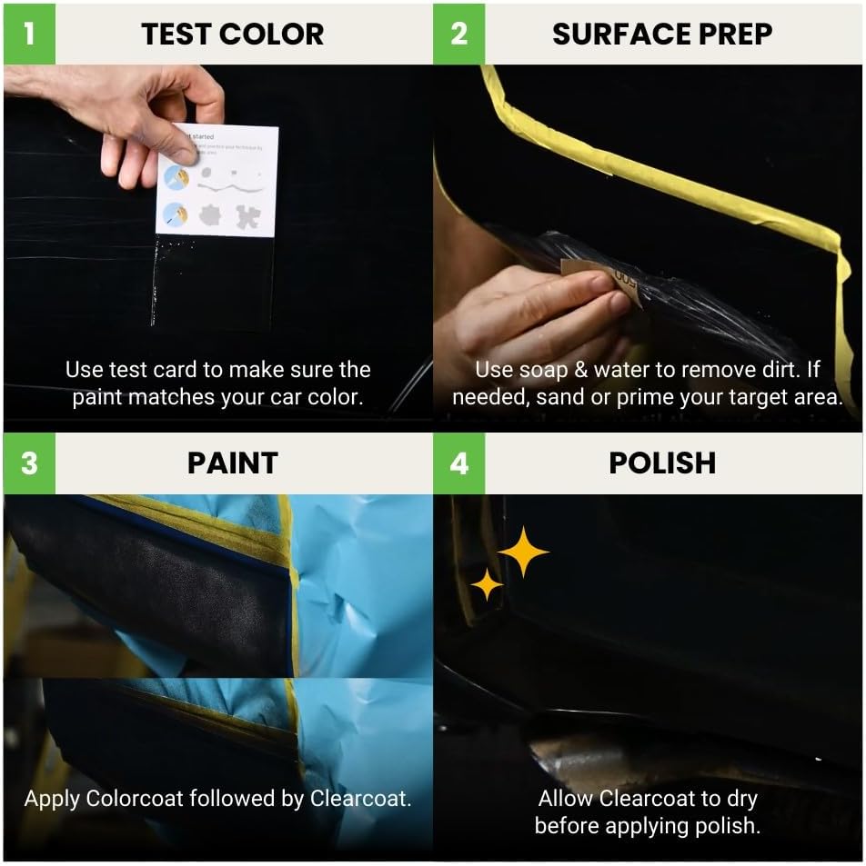 TouchUpDirect 4T3 Bronze/Pyrite Metallic Compatible with Toyota Exact Match Touch Up Paint Aerosol - Preferred Kit