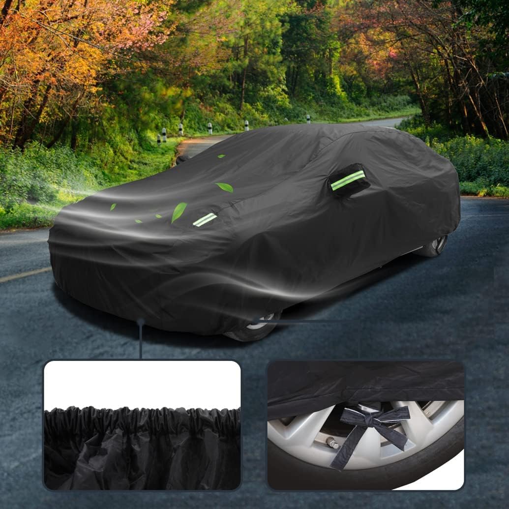 Custom Car Cover Compatible with Cadillac CT5/ CT5 V-Series 2020-2026 4-Door Sedan, Waterproof All Weather Car Coves with Cotton Lining, Heavy Duty Rain Snow Sun Dust UV Covers Outdoor Indoor