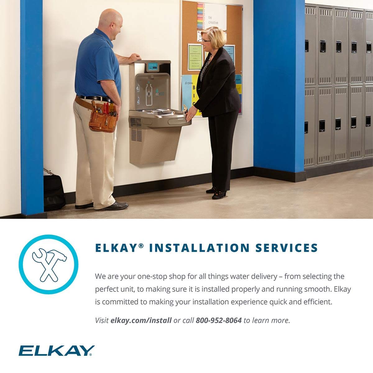 Elkay LZS8S Cooler, Stainless Steel