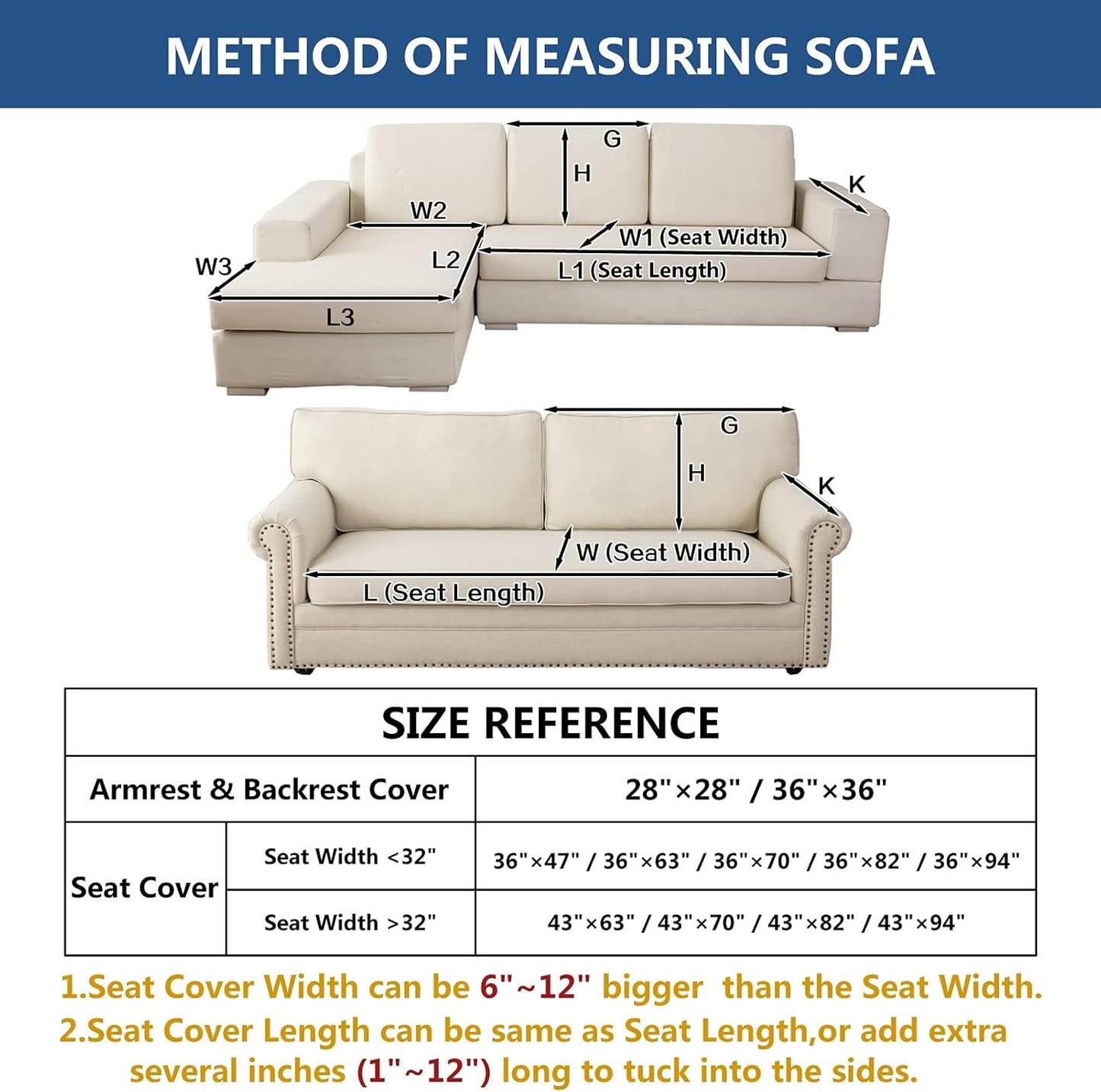 Eismodra Armrest Covers,Couch Cover,Sofa Cover,Backrest Covers,Anti-Slip Armchair Slipcovers for Dogs Cats Pet Loveseat Recliner Leather L Shaped,Light Gray 28 x 28 Inches (Only 1 Piece)