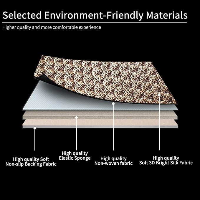 Auto Newer Luxury Breathable Rear Bench Car Seat Cover Fit Four Seasons, Back Seat Protector,Universal Rear of Car Seat Cushions,Universal Fit for 95% Cars,SUV,Pickup,Van(Rear Seat,Beige