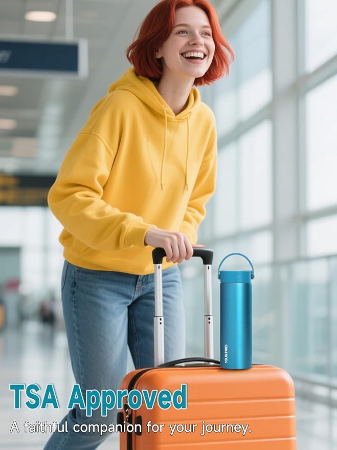 YOUSHARES Insulin Cooler Travel Case - 48H Verified Cooling with Temperature Display, TSA Approved Diabetic Medication Pen Vials Refrigerator with ℃/℉ Digital Temp Display, Portable for 1–7 Pens