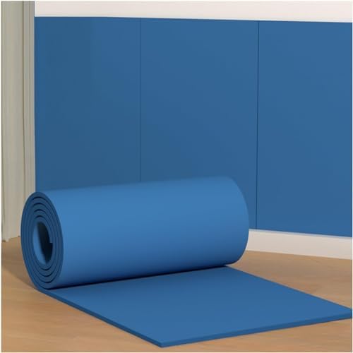 Self-Adhesive Rubber Foam Garage Wall Protectors - 39.3x39.3in Grey Gym Wall Guards for Ultimate Protection, Shock Absorption & Durability in Studios & Garages
