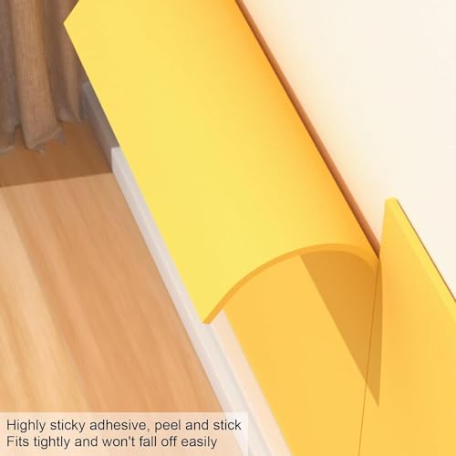Self-Adhesive Garage Wall Protectors - Rubber Foam Wall Guards for Studio & Gym, Grey (39.3x39.3in / 100x100cm) - Maximum Impact & Scratch Resistance