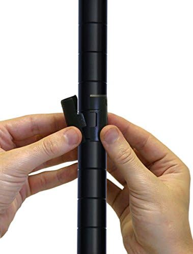 Omega 18" Deep x 54" Wide x 36" High 3 Tier Black Starter Shelving Unit