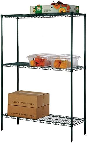 Omega 14" Deep x 36" Wide x 63" High 3 Tier Freezer Starter Shelving Unit
