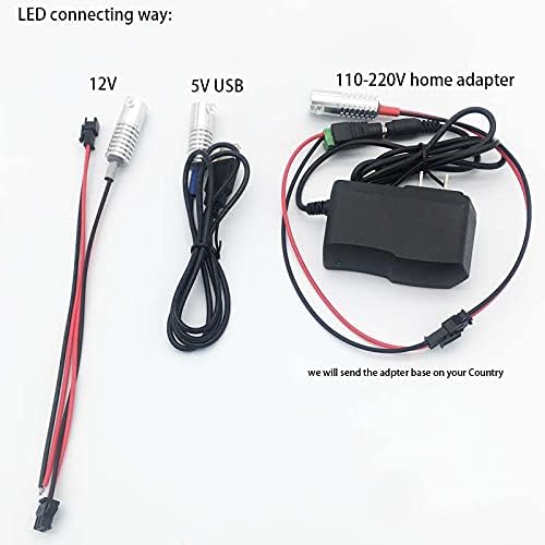 2mm 5meters Car Home LED Ambient Plastic Optic Fiber Light Source Kit Tool Free (5V USB,Purple)
