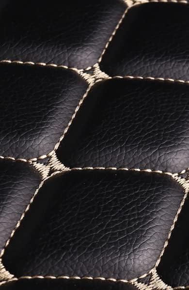 Car Floor Mats for 99% Cars, Trucks and SUVs Full Coverage Pads Protection Non-Slip Leather Floor Liners (Full Black)