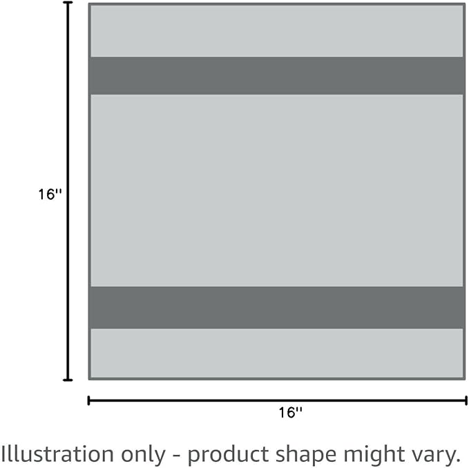 Autofiber Royal Plush Double Pile Microfiber Detailing Towel - Pack of 3, Red/Gray (16 inch x 16 inch, 600 GSM)