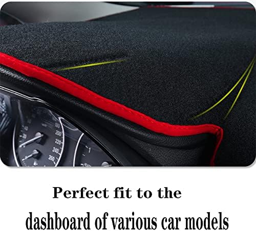 Dash Covers for Jeep-Cherokee 2022-2023,Polyester Car Dashboard Cover,Dash Board Protecter Cover,Interior Car Dash Board Covers Mat,Black