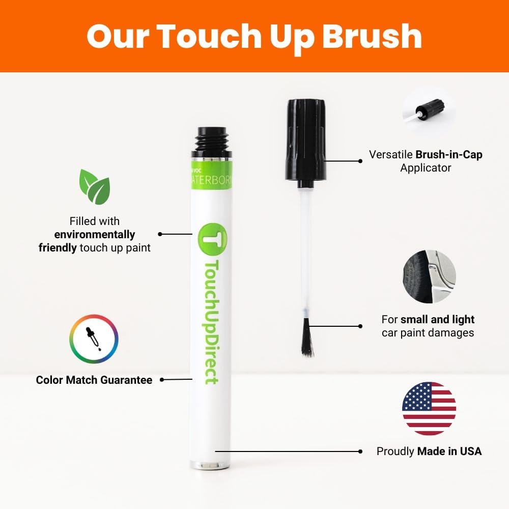 TouchUpDirect D09 Refraction Compatible with Toyota Exact Match Touch Up Paint Brush - Preferred Kit