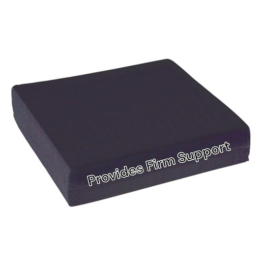 Essential Medical Supply Rehab 1 Foam Seat Cushion - Denser Cushion for Office Chairs, Wheelchairs, and More - Chair Seat Pad Provides Additional Support and Pain Relief for Seniors - 18" x 16" x 2"