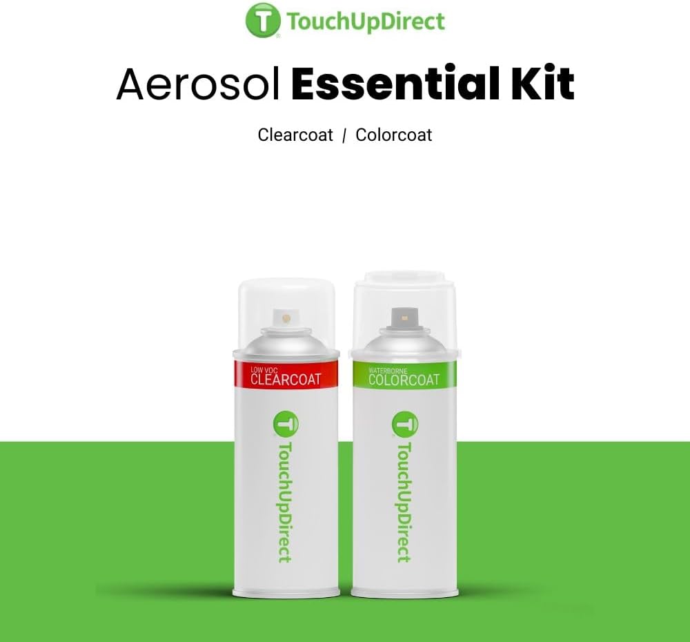 TouchUpDirect 8R3 Pacific Blue Metallic Compatible with Toyota Exact Match Touch Up Paint Aerosol - Essential Kit