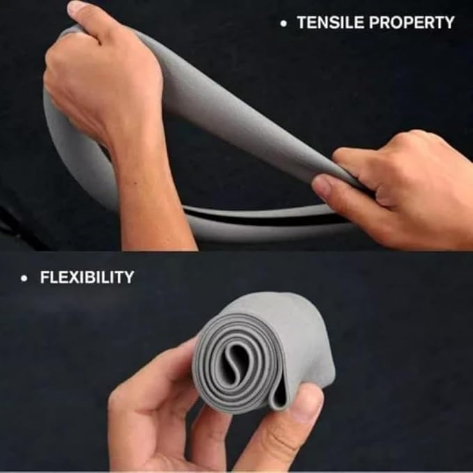 Car Steering Wheel Protective Cover, Silicone Steering Wheel Cover Grip, Cool Non-Slip Thin Steering Wheel Protector, Stretchy, Silent, Fits 13/14/15/16 inch Wheels (Light Gray)