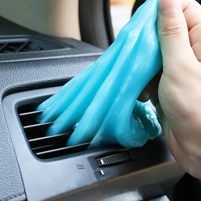 Car Cleaning Gel Compatible with Ferrari LaFerrari, 200g Detailing Putty for Auto Vents, Dashboard, Cup Holders - Reusable Multifunctional Dust Remover,200g*2