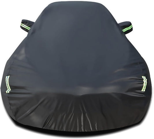 Custom Car Cover Compatible with Ford Mustang 2025-1994 1965-1973 Convertible Coupe, Waterproof All Weather Mustang Cover with Cotton Lining, Heavy Duty Rain Snow Sun UV Covers for Outdoor