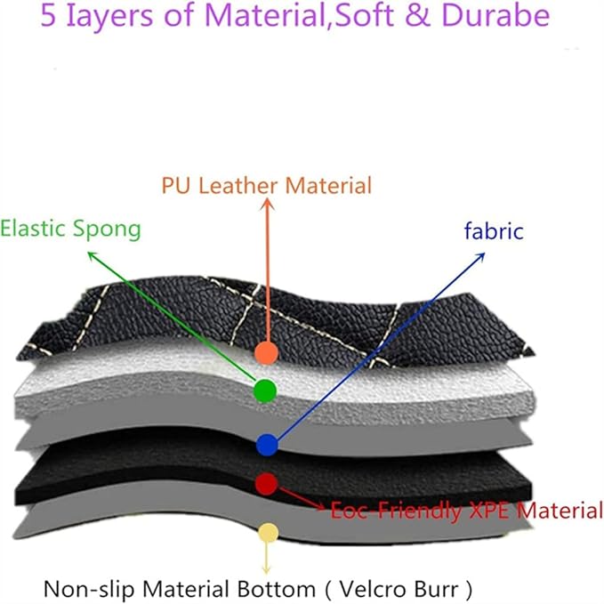 Custom Car Mats All Weather Fit Automotive Floor Mats PU Leather Protector Mat for Most Sedan, SUV, Truck Floor Mats (Brown)