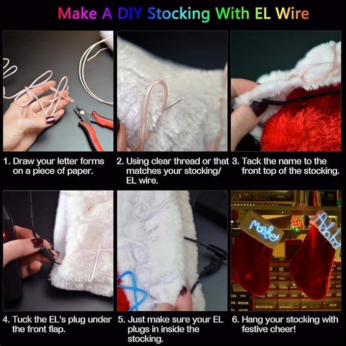 ABALDI El Wire Neon Light, Car Interior LED Lights for Xmas Halloween Christmas Car Interior Decoration(3m/9ft, Orange)