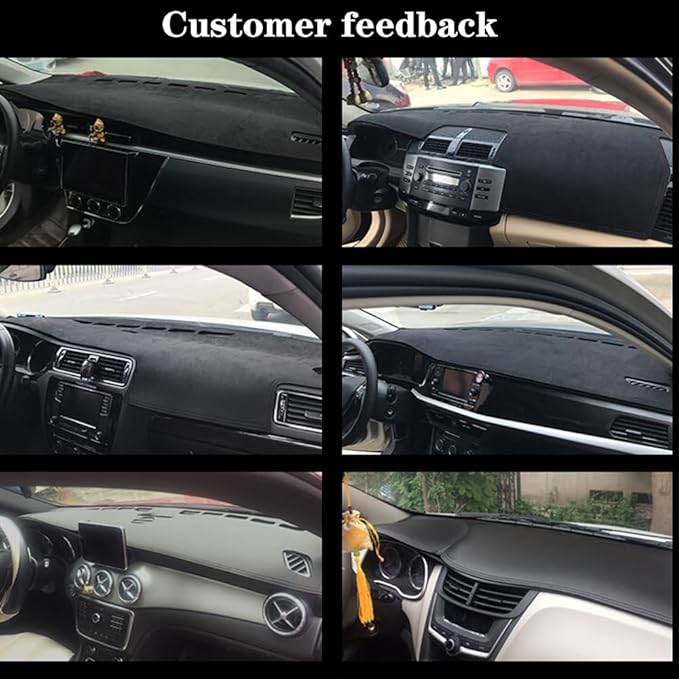 Dashboard Covers for Grand Cherokee 2011-2020,Premium Microfiber Suede Fabric Anti-Glare & Non-Slip Dash Pad,Custom Fit,Microfiber Suede