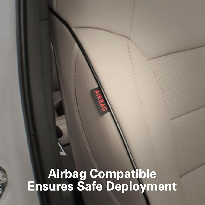 EKR Rav4 Seat Covers Custom Fit for Toyota Rav4 2021-2024 Prime SE,XSE & 2019-2025 Hybrid/PHEV SE,XSE, Leather Car Seat Cover Full Set for SUV,Faux Leather(Beige)