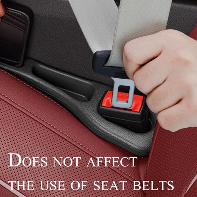 Car Seat Gap Filler Organizer Compatible with Mazda 3 Accessories Seat Gap Plug Blocker with Storage Slot Non-Slip Car Cup Holder Coaster Black