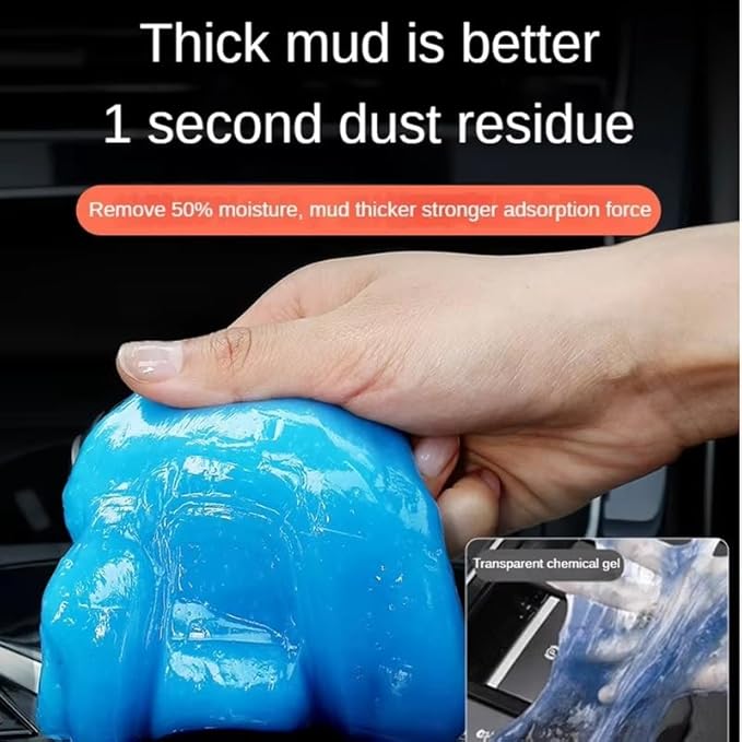 Car Cleaning Gel Compatible with Volvo R Design XC60 V70 S60 V40 V60 C30 V50, 200g Detailing Putty for Auto Vents, Dashboard, Cup Holders - Reusable Multifunctional Dust Remover,200g*2
