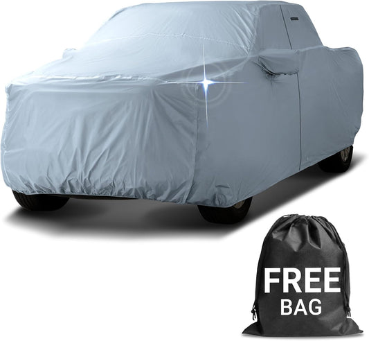 iCarCover Fits 2004-2024 Titan Crew Cab, 5.6 ft Short Bed Nissan Truck Cover Automobiles Form-Fit Padded Full Exterior Waterproof Automobiles Protection Covers