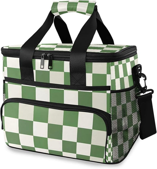 Cooler Bag Insulated Picnic Bag Large Lunch Box Reusable Tote Bag Soft Sided Portable Beach Cooler Grocery Camping