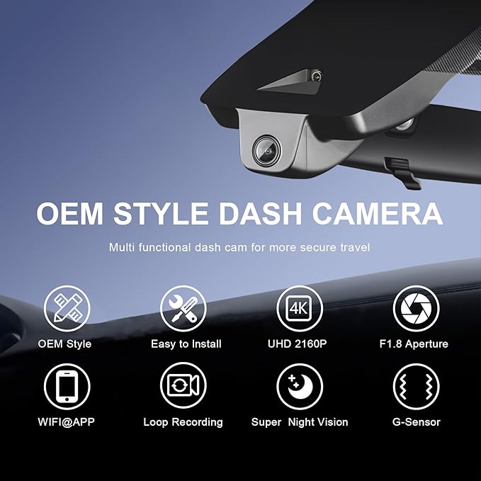 mangoal Front 4K & Rear 1080p Dash Cam Custom fit for Toyota RAV4 & RAV4 Hybrid 2019 2020 2021 & RAV4 Prime 2021-2024 & Venza 2021-2024 (Model A),LE Limited Premium XLE TRD,UHD 2160P Video,128GB Card