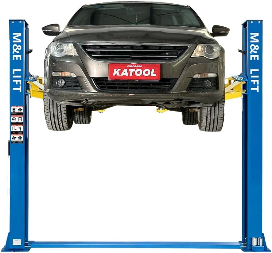 9000lbs 2 Post Car Lift Two/2 Post Lift Car Lift Automotive Lift for Repair Shop (220v)