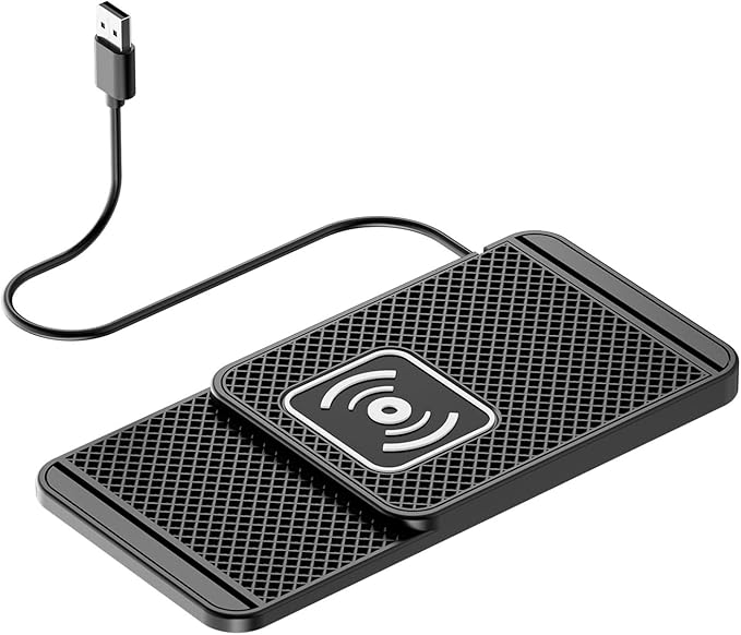 Wireless Charging Pad for Car for Honda HR-V 2016-2026, Non-Slip Type C/USB 20W Fast Phone Charging Pad DIY Trim-to-Fit No Interior Damage,A&USB