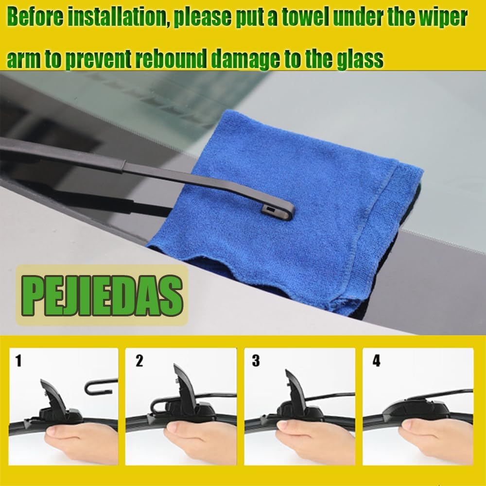 OEM Quality Front Wiper Blades, Replacement for 2007-2015 Nissan Altima,2009-2014 Maxima, OE Original Style (28 Inch + 17 Inch Front Wiper Blades)