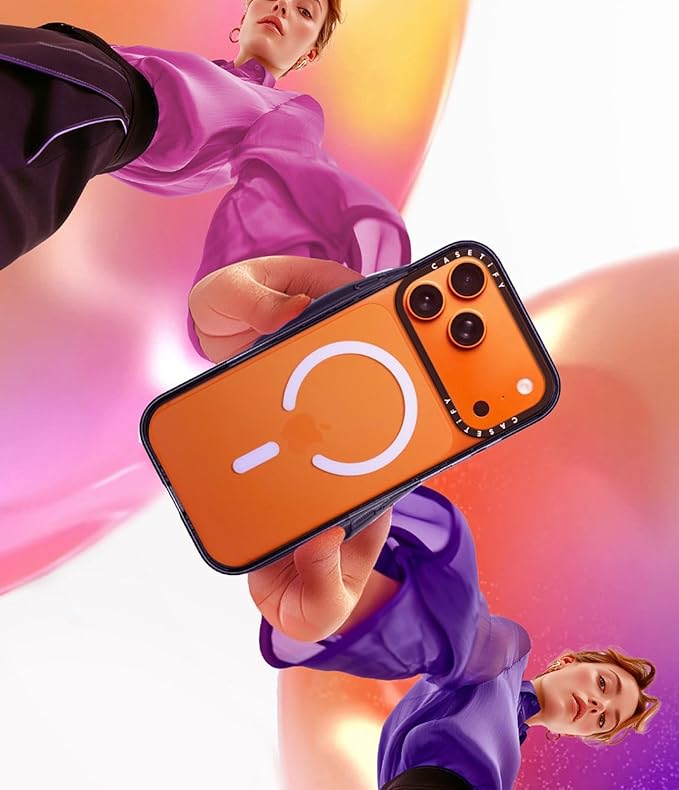 CASETiFY Impact iPhone 17 Pro Case [Slim/Compatible with Magsafe / 8.2 ft. 4X Military Grade Drop Protection] - Somehow, Someday - Clear Black