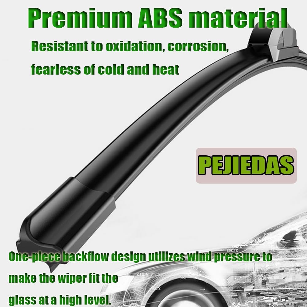 Set of Wiper Blades, Front Wiper + Rear Wiper Blades for Subaru Forester 2012-2018/Subaru Outback 2015-2019 (26 inch + 17 inch + 14 inch Wiper Blades) OE Original Style