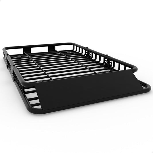 64" x 39" Universal Roof Rack Carrier Basket, 200 Lbs Capacity Car Cargo Rack with Extension Luggage Holder Basket Heavy Duty for SUVs, Trucks, Vehicles