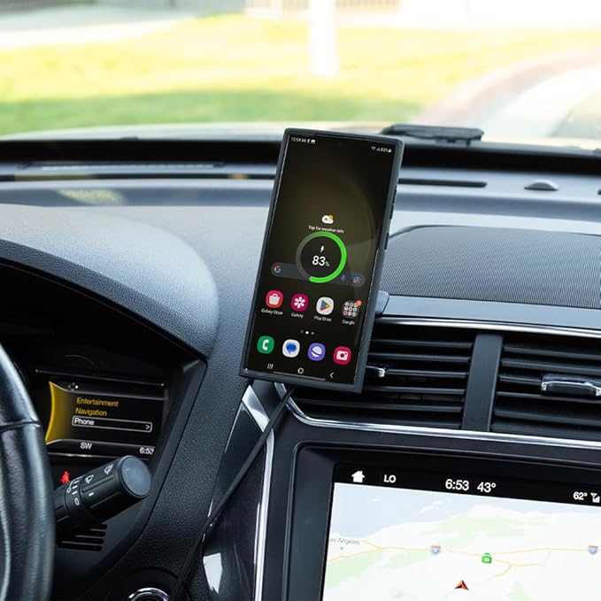 Quad Lock Adhesive Dashboard/Console Car Phone Holder Kit with MAG Wireless Charging Head V2 and MAG Phone Case for iPhone 12 Pro Max