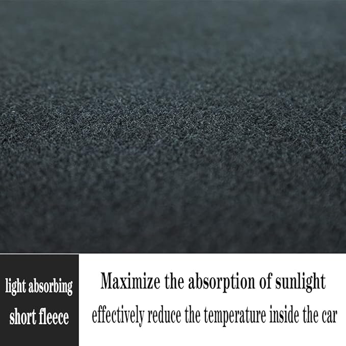 Dashboard Covers for Chevy-Silverado 2019-2022,Polyester Dashboard mat,Interior Dash Board Protecter Cover,Car Dash Covers Pads,Black