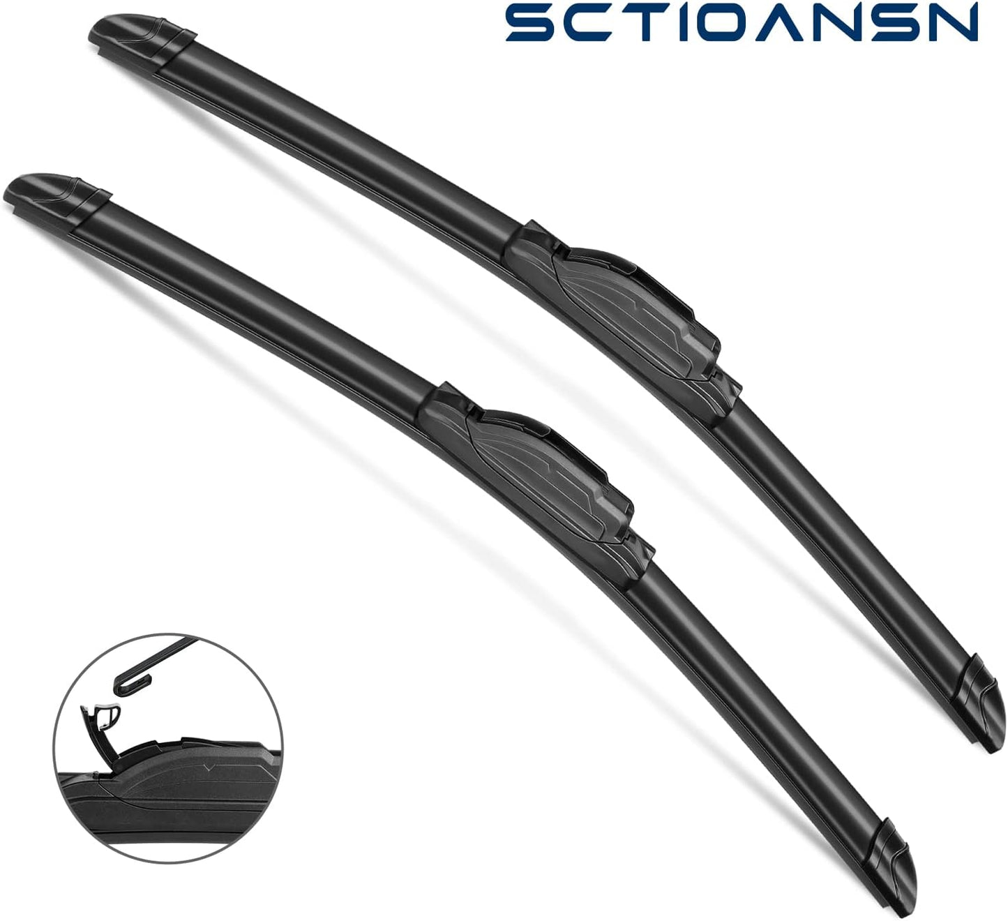 3Pcs Windshield Wiper Blades for Hyundai Tucson 2016-2020 2021,2007-2012 Mazda CX-7, Original Equipment Replacement Windshield Wiper Blades for My Car- 26"/16"/14A" (Pack of 3) J- HOOK