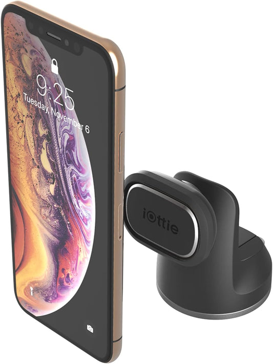 iOttie iTap 2 Magnetic Dashboard Car Mount Holder || Cradle for Samsung Galaxy S22, Google Pixel 7, Motorola Moto G, OnePlus 10, Sony Xperia & Other Android Smartphones