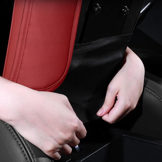 Universal Car Armrest Pad for Mini Countryman R60 F60 One/S/Cooper/JCW 2010-2024 Leather Armrest Box Center Console Cover Pad Waterproof Arm Rest Protector Decor Accessories,Beige01