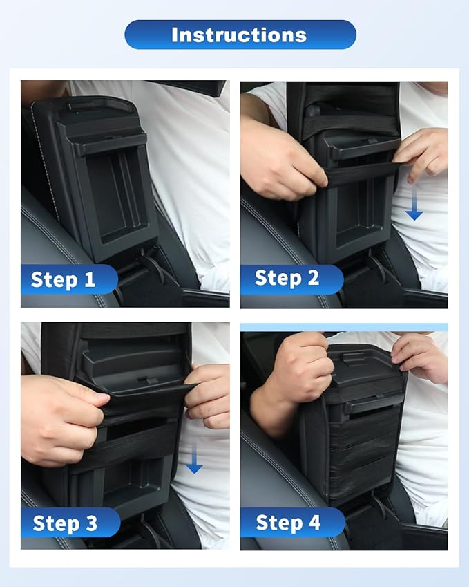 CDEFG 2020-2024 2025 Explorer Console Armrest Cover for 2024 2025 Ford Explorer Center Console Cover Middle Console Pad Arm Rest Central Consola Cover 2024 2025 Explorer Accessories