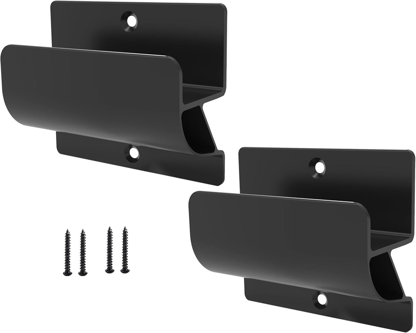 Ladder Hooks for Garage Organization,Ladder Hangers for Garage Storage Wall Mount Ladder Rack and Wheelbarrow Hanger,Heavy Duty Garage Hooks Wall Ladder Storage Hangers (5 inch 2PCS)