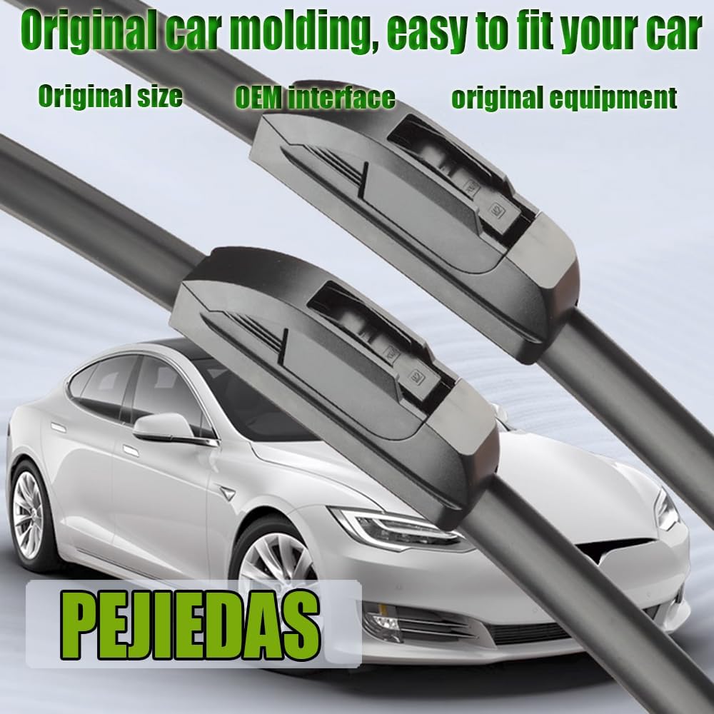 OEM Quality Front Wiper Blades, Replacement for 2012-2019 Nissan Sentra, OE Original Style (28 Inch + 15 Inch Front Wiper Blades)