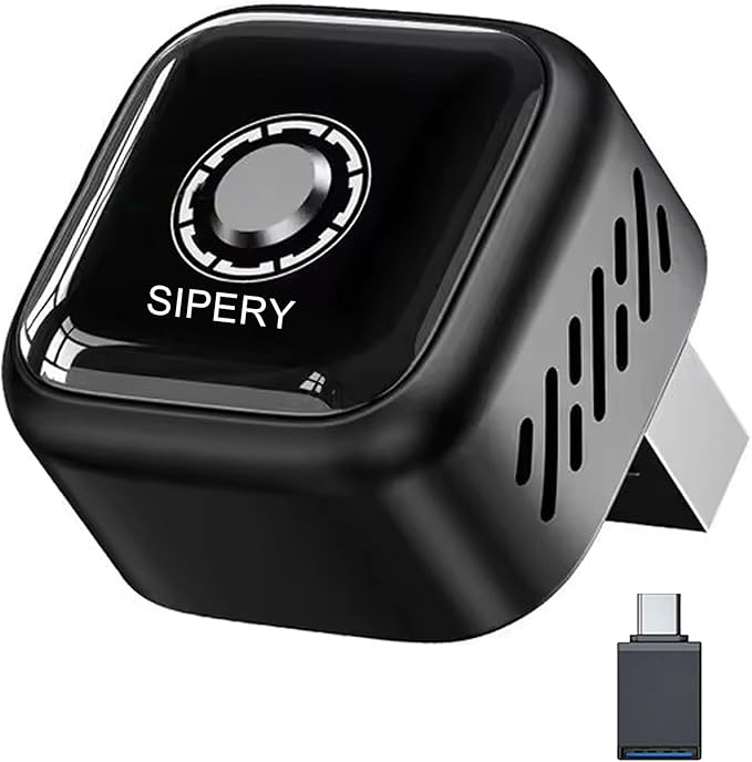 Wireless Carplay Adapter 2in1, 2026 Upgrade Wired to Wireless for CarPlay/Android Auto, WiFi 6 Mini Plug & Play, USB/Type C, Smart Button Dongle Auto-Connect for iPhone iOS 10+ Android 11+