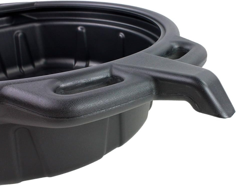 Capri Tools CP21021 Portable Oil Drain Pan, Anti-Freeze, Black