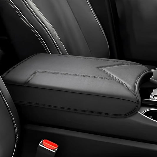 FIILINES Center Console Cover for Honda Pilot 2023-2025 2026, Ridgeline/Passport 2024-2026, with Hidden Pockets Armrest Cover Pad Cushion Protector Pilot Accessories Armrest Cover Anti-Scratch