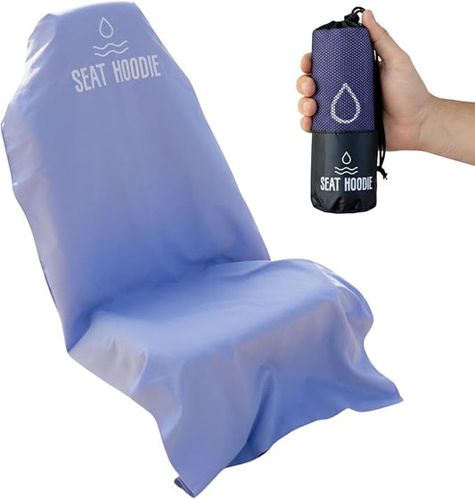 Car Seat Towel | Premium Microfiber Towel Seat Covers for Cars | Universal Fit & Machine Washable | Portable Car Seat Towel Cover After Gym, Yoga, Beach Taro Purple