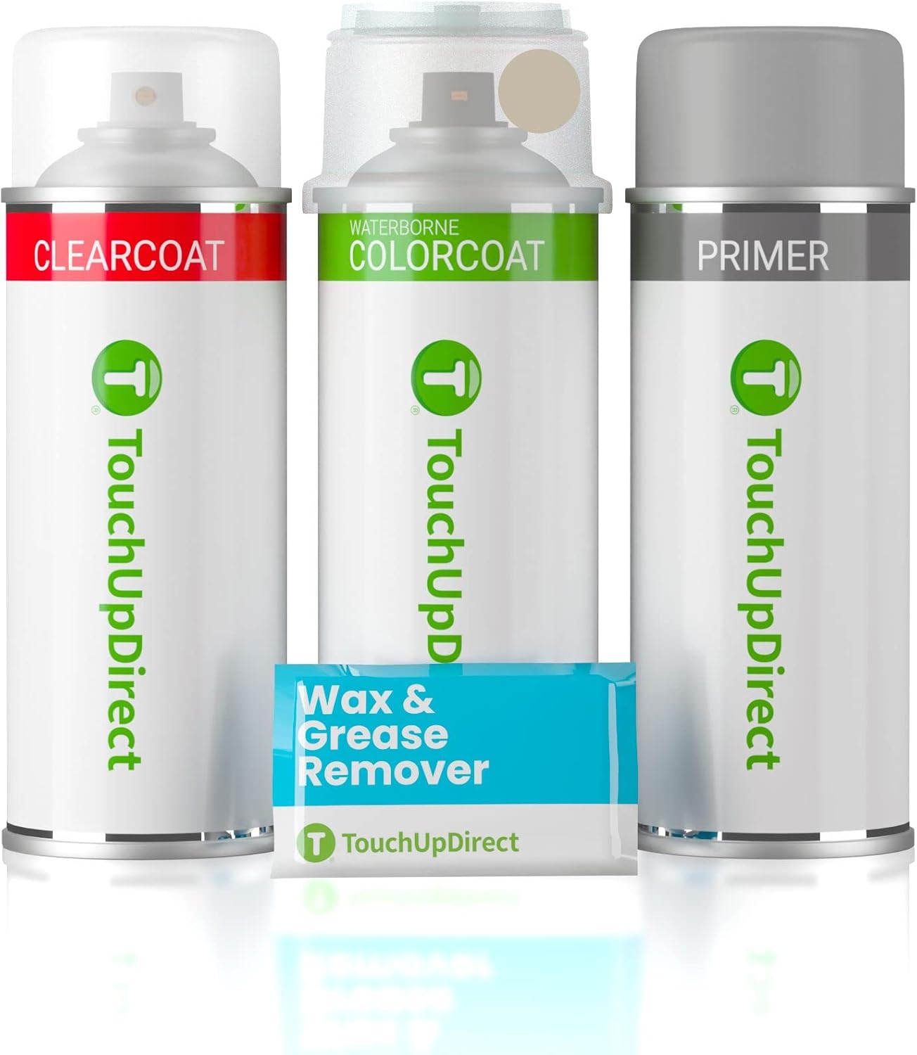 TouchUpDirect 4V6 Quicksand Compatible with Toyota Exact Match Touch Up Paint Aerosol - Preferred Kit