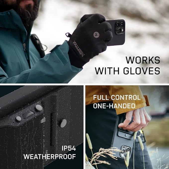 FJORDEN Pro Bundle for iPhone 13 Pro - Includes Fjorden Camera Grip, MagSafe iPhone Case, Wrist Strap & Carry Case - Shoot Like A Pro with Your iPhone